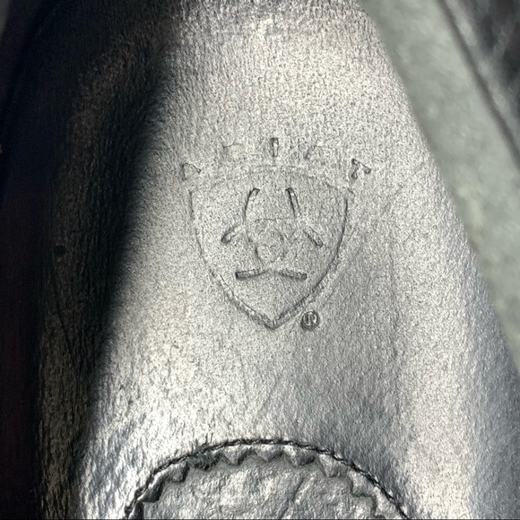 Ariat Floral Leather Comfort ATS Clogs 8.5 Western Casual Bohemian Classic Boho - Picture 11 of 15